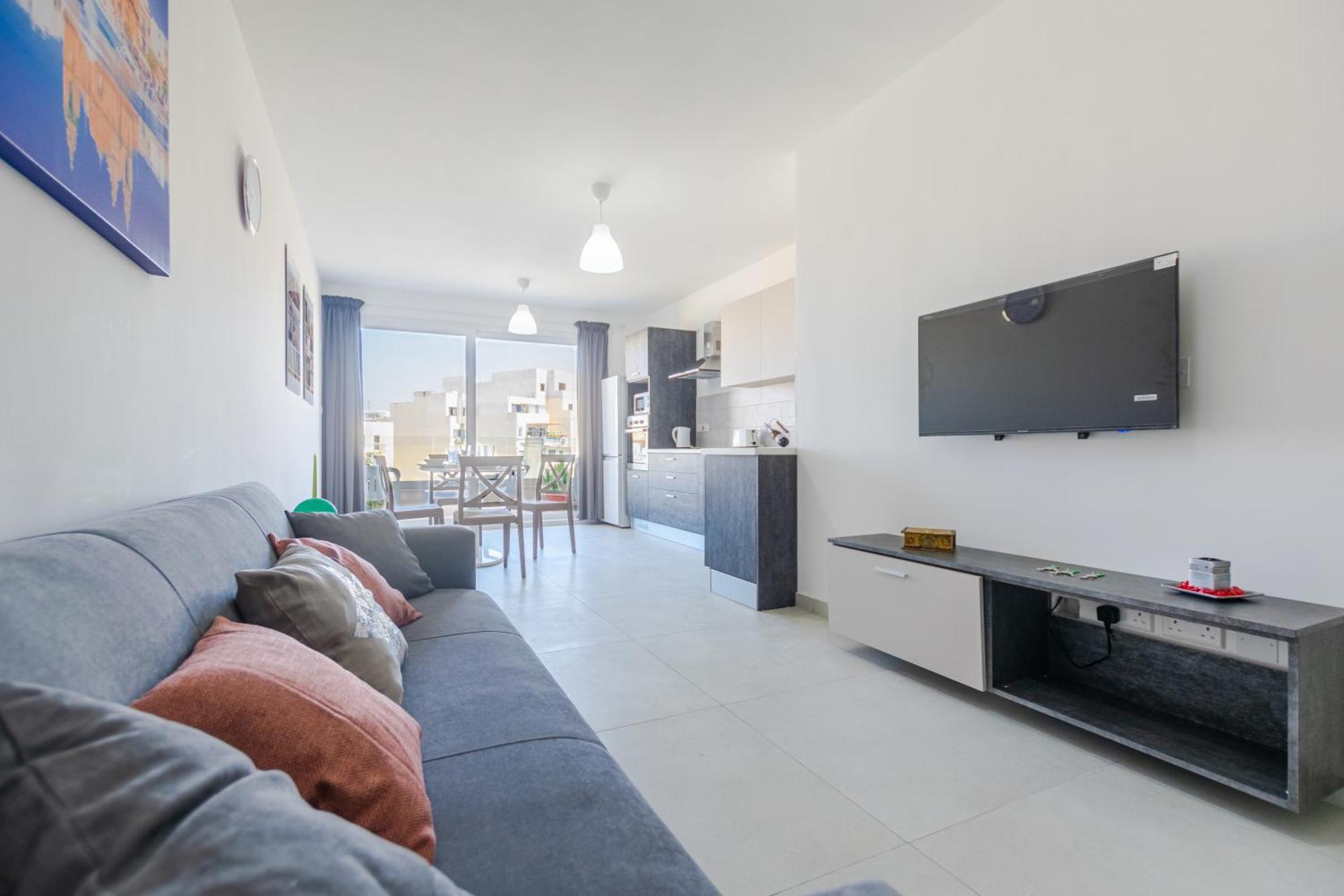 Spacious Brand New Apartment 3 Bdr 2Bth Bugibba San Pawl il-Baħar Zewnętrze zdjęcie